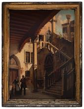 Lotto 41 - <i>Cortile di Palazzo da Mula in Venezia</i>