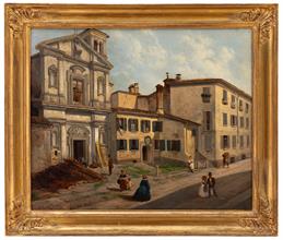 Lotto 21 - <i>Chiesa di Santo Stefano in Borgogna (Milano) 1858</i>