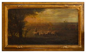 Lotto 25 - <i>Tramonto sui campi</i>