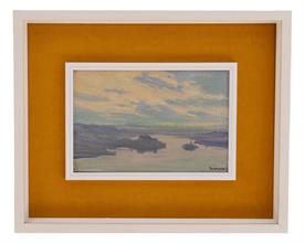 Lotto 16 - <i>Veduta di lago</i>