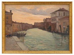 Lotto 26 - <i>Tramonto a Venezia</i>