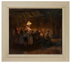 Lotto 7 - <i>Scena familiare</i>