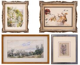 Lotto 18 - <i>Raccolta di acquarelli</i>