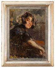 Lotto 17 - <i>Ritratto di fanciulla</i>