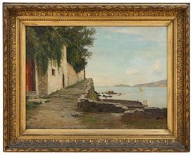 Lotto 38 - <i>Antica strada Romana a Rapallo 1893</i>