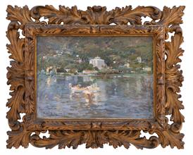 Lotto 35 - <i>Veduta di lago</i>