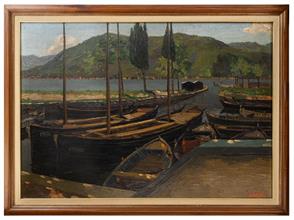 Lotto 11 - <i>Il porticciolo sul lago di Garda</i>