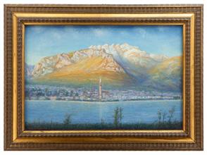 Lotto 13 - <i>Dalla rocca di Malgrate veduta di Lecco</i>