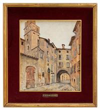 Lotto 25 - <i>Un angolo di Malcesine 1911</i>