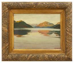 Lotto 12 - <i>Tramonto sul lago a Porto Ceresio</i>