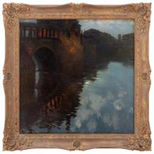 Lotto 26 - <i>Notturno a Pavia</i>