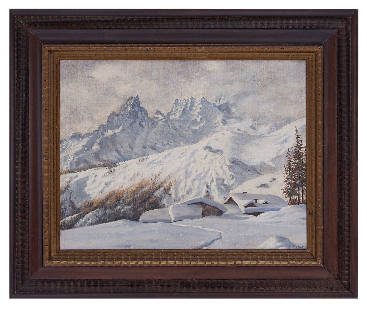 adolfo rolla: Neve in val Ferret