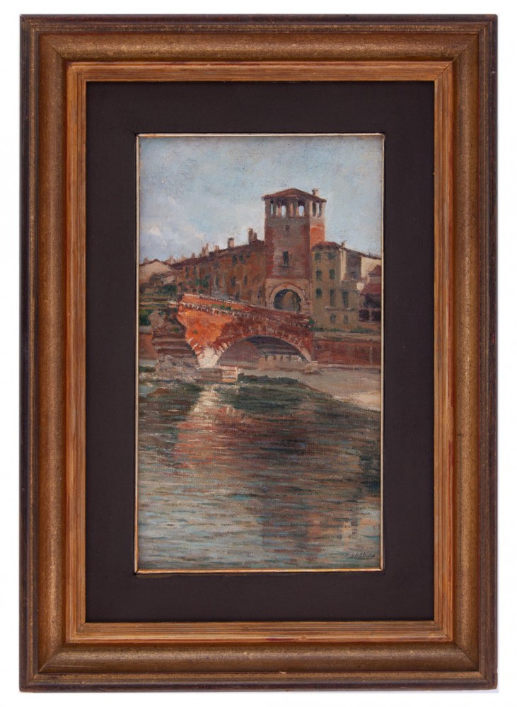 ettore mario sartori: Ponte Pietra a Verona
