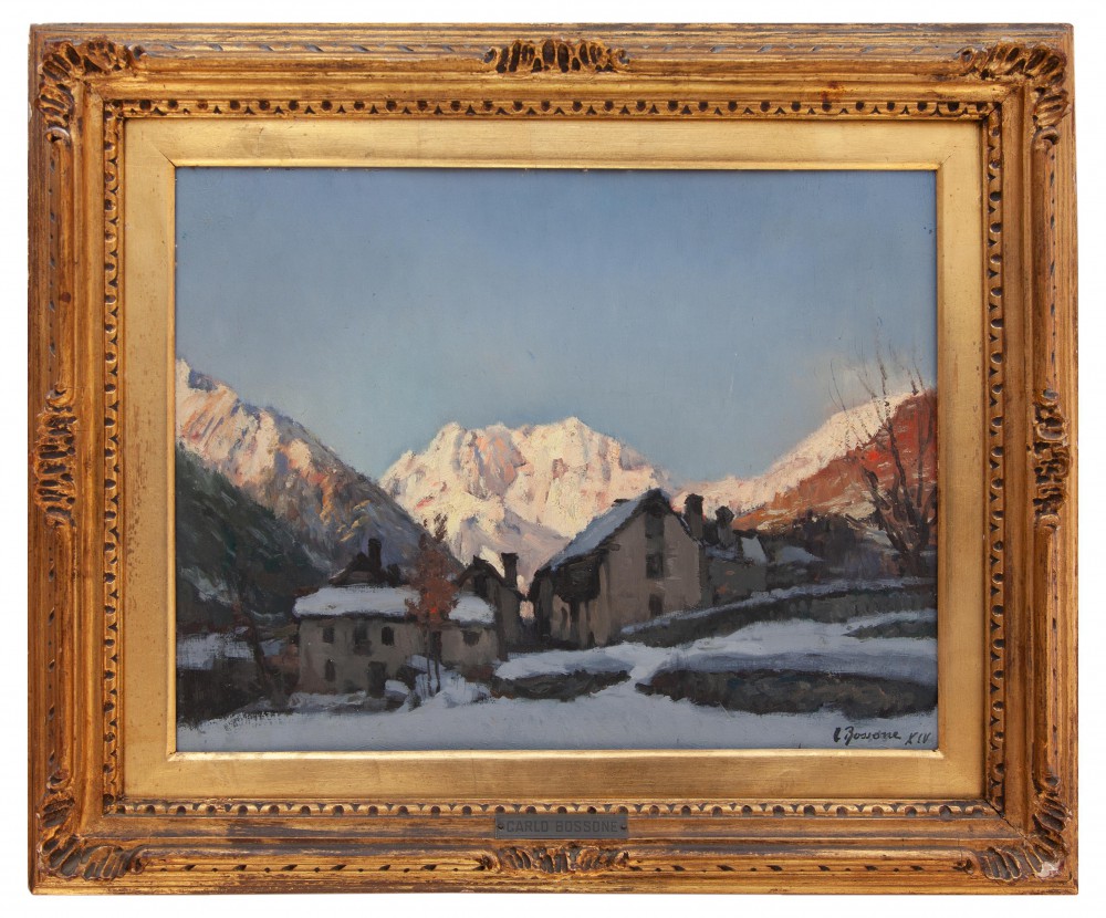 Dipinti XIX e XX secolo - Paesaggi innevati