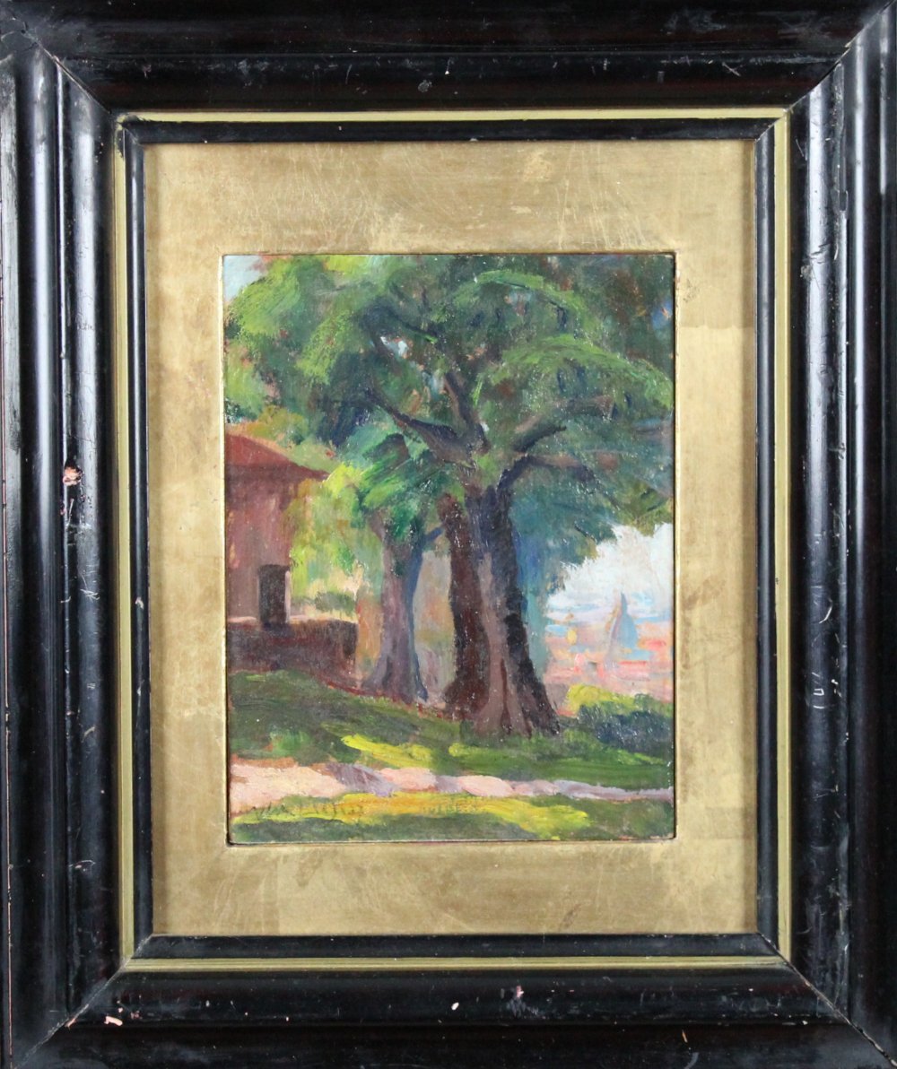 ulvi liegi: Scorcio di Firenze, datato 1937
